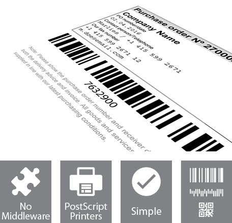 SAP Barcode Printing without Middleware