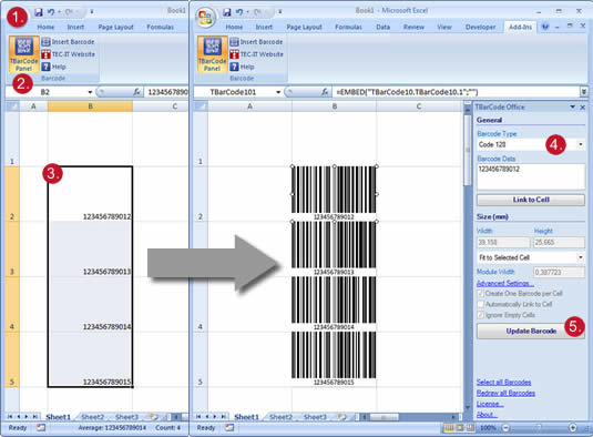 Barcode Generator Excel 2010 Freeware