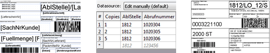 Principle: Label Software, Form Printing