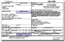 Air Way Bill made with TFORMer...