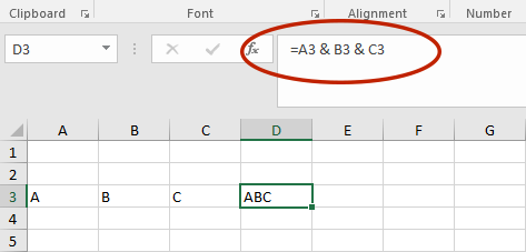 Create a bar code linked to multiple cells