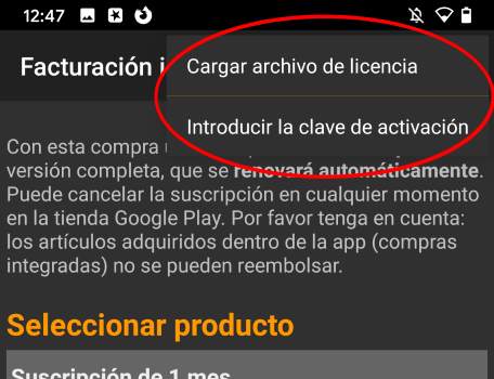 Activar licencia por volumen de Scan-IT to Office en Android