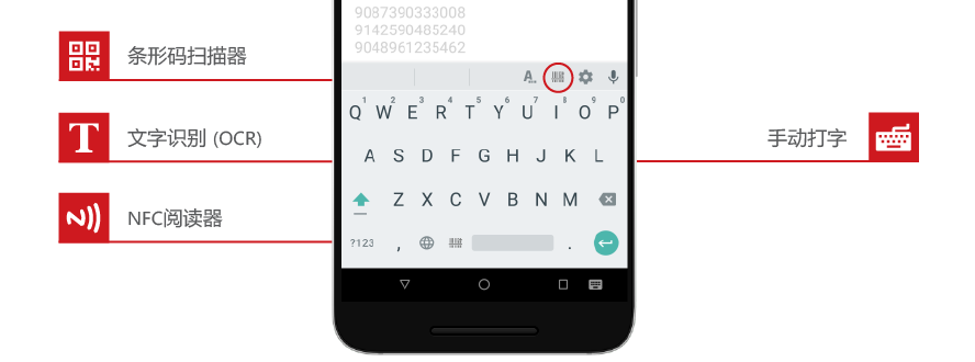 Scan Barcodes, Text and NFC Tags with your Android Smartphone or Tablet