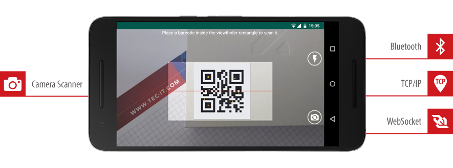 Escáner Inalámbrico código de para Android