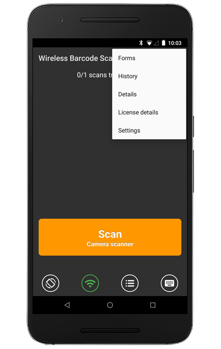 Wireless Barcodescanner - Scan Preview