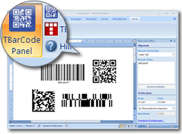 Microsoft Office Barcode Add-In