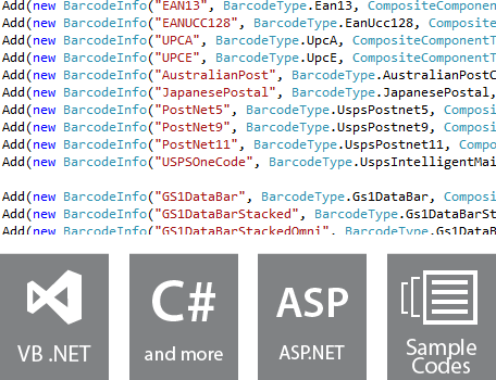 SDK генератора штрихкодов - Barcode .NET