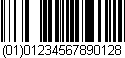 GS1 DataBar Truncated (DataBar-14 Truncated)