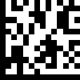DataMatrix Image - 2D Bar Code Symbologie (6 kodierte Zeichen)