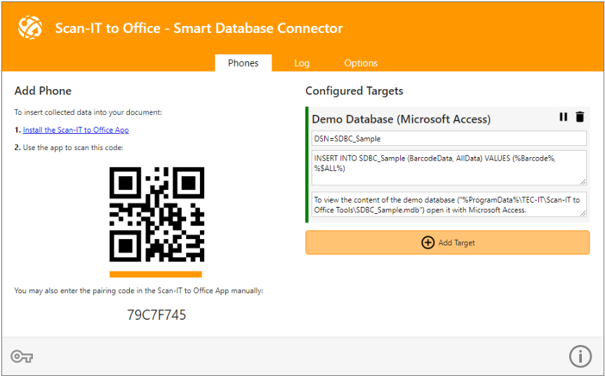 Scan-IT to Office Database Connector