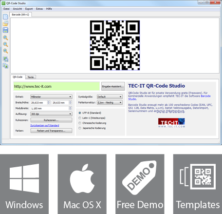 Free Software For Barcodes Labels And Qr Code Business Cards