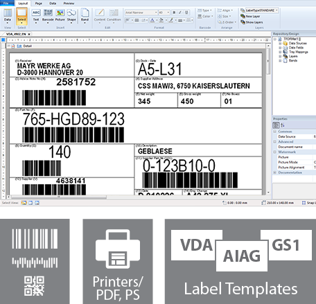 Powerful Barcode Printing and Label Design Program