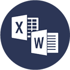 Microsoft Word und Excel Icons