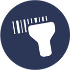 Barcode scanning device icon