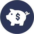 Piggy bank icon