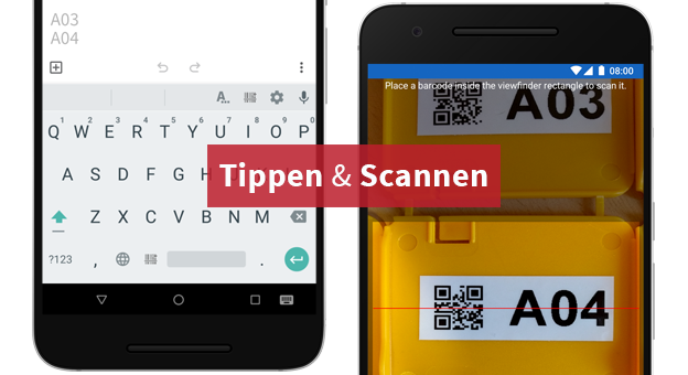 Barcode, Text und NFC-Tags scannen
