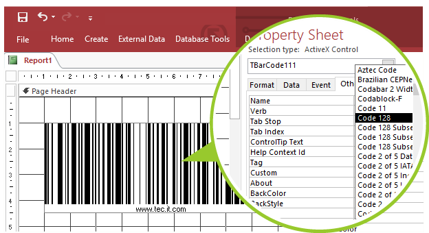 TBarCode SDK user interface