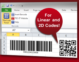 Barcode Add-In - Print and Create Barcodes Easily!