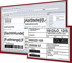 Mit TFORMer Designer Software erstellen Sie mühelos VDA-Etiketten