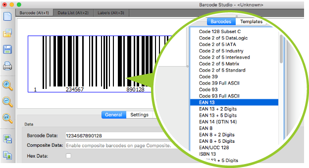 Barcode Studio: Barcode Software for macOS OS X