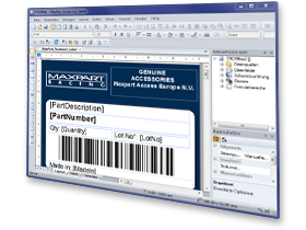 Programa para diseñar e imprimir etiquetas de código de barras