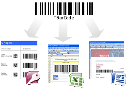 Программное обеспечения для штрих-кодов для Microsoft® Office