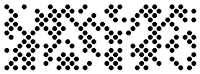 DotCode with 15 lines of dots