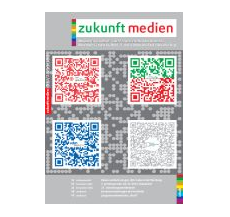 Recent edition of zukunft medien concentrating on advertising with QR codes