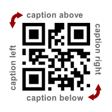 QR-Code with Captions