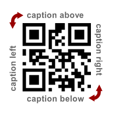 QR-Code mit Captions