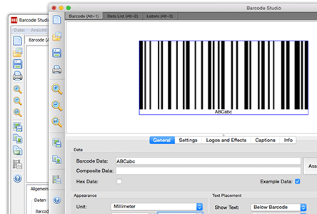 Barcode Generator Software für Windows und Mac
