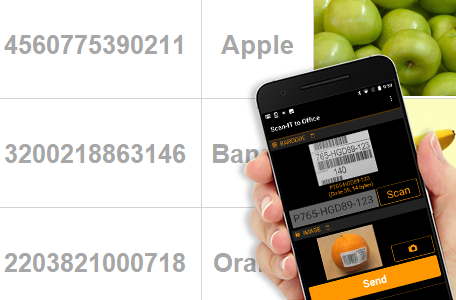 Scan Barcodes, Images & More into Word and Excel