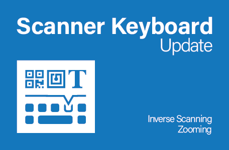 Scanner Keyboard V3.9.0 – Inverse Barcodes scannen und zoomen