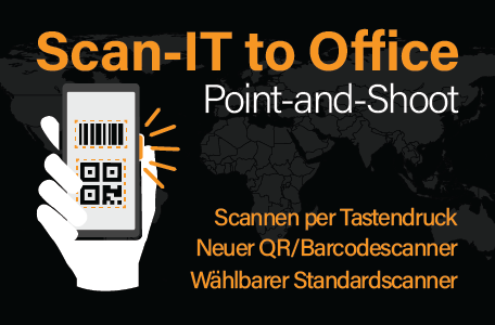 App für drahtloses Scannen und mobile Datenerfassung - Scan-IT to Office Android/iOS