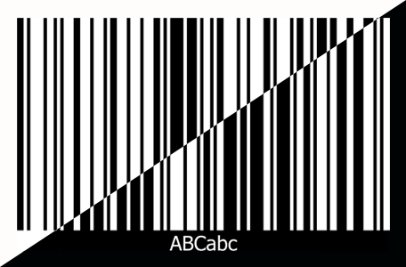 Barcode Scanner Keyboard mit Unterstützung invertierter Barcodes