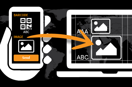 Barcode Scanner App Transfers Captured Image to Desktop Computer