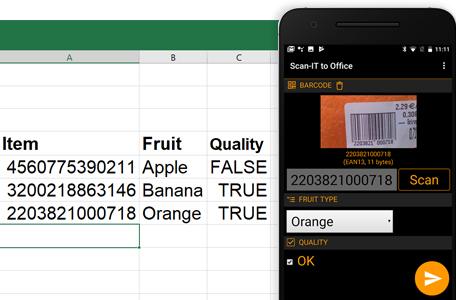 Barcode Scanner App with Form Editor