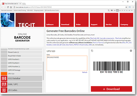 Kostenlos Barcodes erstellen