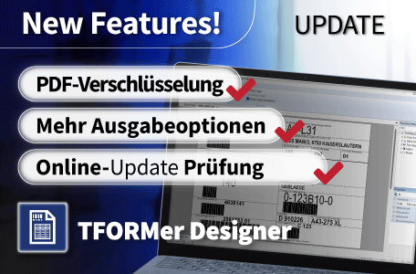 TFORMer Update 8.6 mit PDF-Verschlüsselung