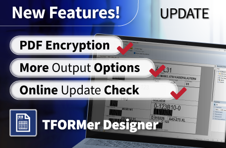 TFORMer Update 8.6 with PDF-Encryption