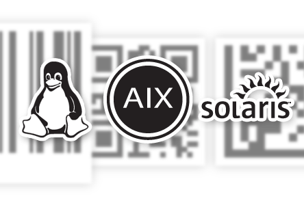 Barcodeerstellung unter AIX, Solaris und Linux