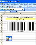 适用于Microsoft Excel中的TBarCode - Barcode OCX/Barcode ActiveX 